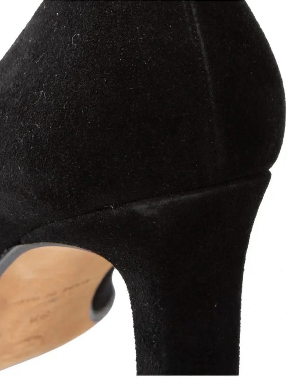 Chanel Vintage Black Suede Pointed-Toe Pump - Women